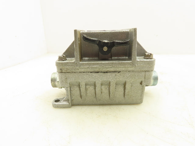 Square D 2510-KR2H Manual Motor Starting Switch 600V 30A 3PH Series B Rainproof