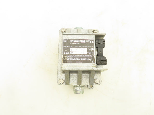 Square D 2510-KR2H Manual Motor Starting Switch 600V 30A 3PH Series B Rainproof