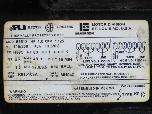 SPX Hytec 100888 Hydraulic Power Workholding Pump Unit 2.5gal 115V