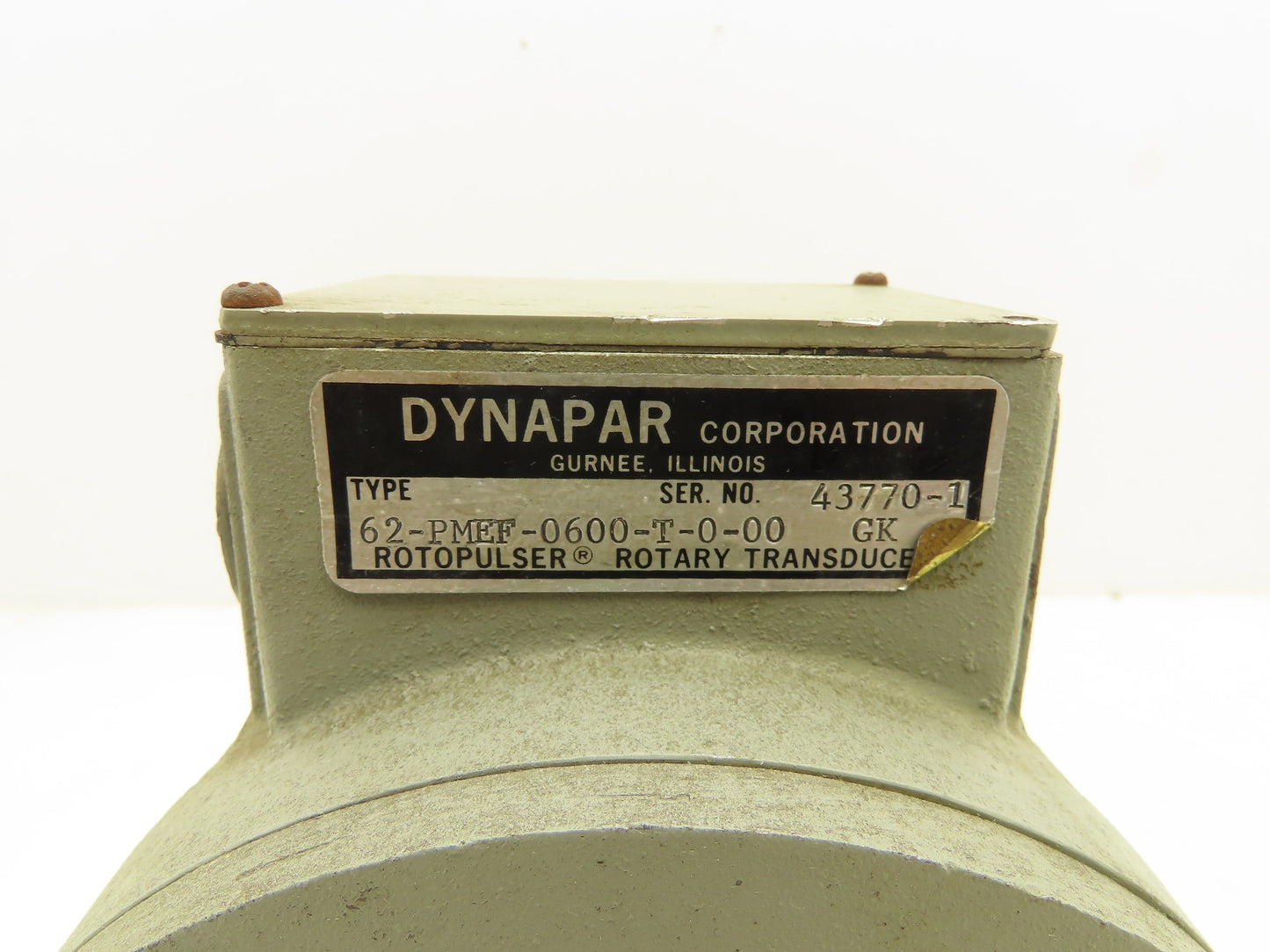 Dynapar 62-PMEF-0600-T-0-00 Rotopulser Rotary Transducer Encoder