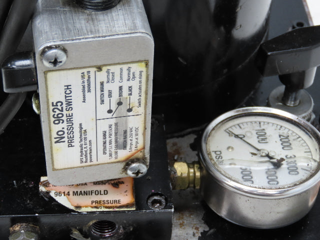 SPX Hytec 100888 Hydraulic Power Workholding Pump Unit 2.5gal 115V