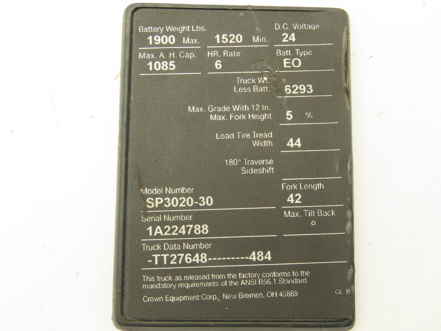 GE Crown EVT100FL1TZC1 Order Picker Forklift Steering Power Controller Assembly