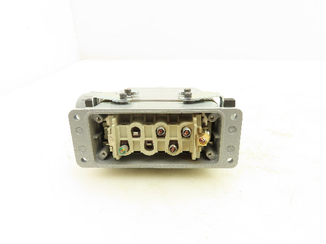 EPIC H-BS 6 SS Connector 6 Pin Plug Male/Female Hood Housing Set 35A 400V