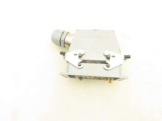 EPIC H-BS 6 SS Connector 6 Pin Plug Male/Female Hood Housing Set 35A 400V