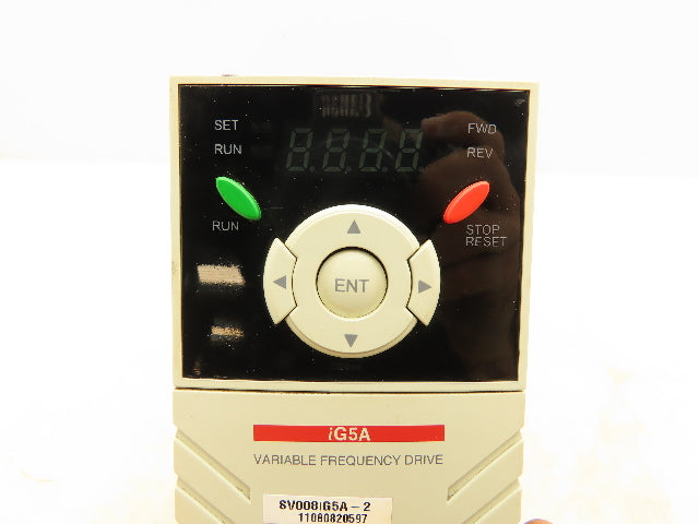 LS Industrial SV008IG5A-2 Variable Frequency Drive 200-230V 6.6A 3PH 1.9KVA