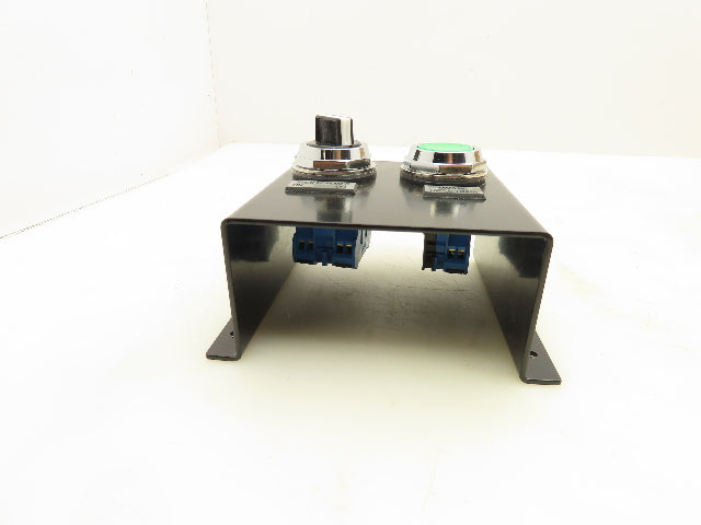Idec 2 Button Base On/Off Switch Push Start Assembly HW F10 600V Lot of 2