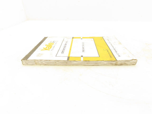 Yale ERC045-070VG Electric Forklift ERC050VGN48TE083 Operating Manual