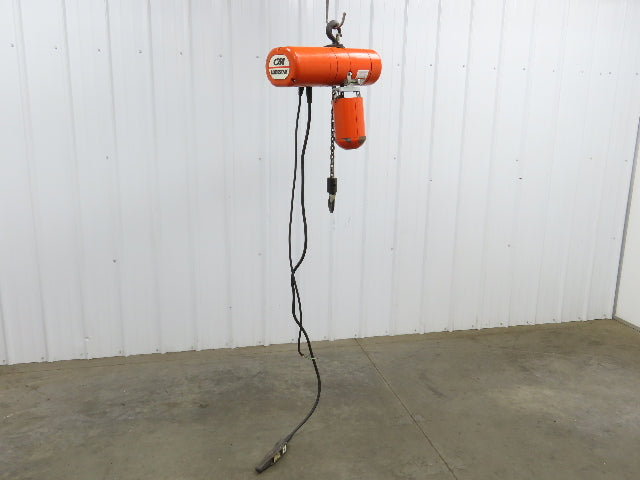 CM Lodestar A Electric Chain Hoist 1/8 Ton 250 LB 32 FPM 9' Lift 230/460 Volt