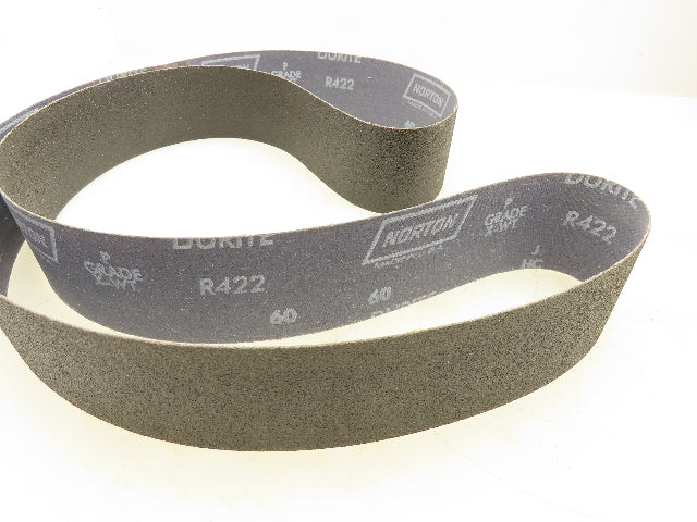 Norton R422 Durite Abrasive Belts 2-1/2"x72" Plyweld 60 Grit Box Of 10
