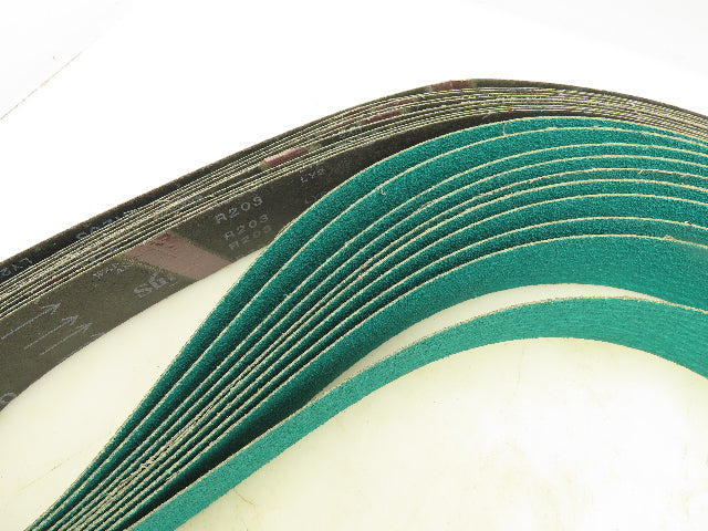 CGW/ Pasco C53430 Sanding Belt 2"x72" Z3 60 Grit Lot OF 10