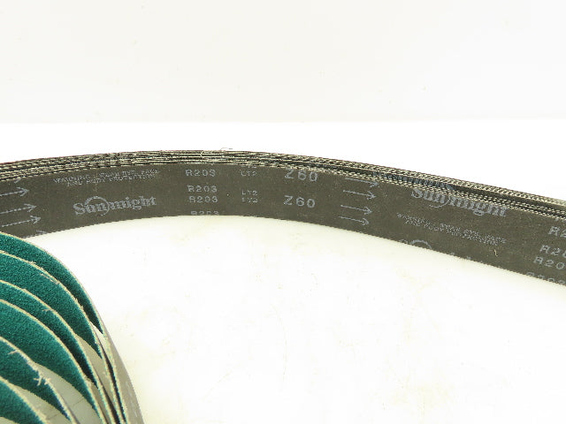 CGW/ Pasco C53430 Sanding Belt 2"x72" Z3 60 Grit Lot OF 10