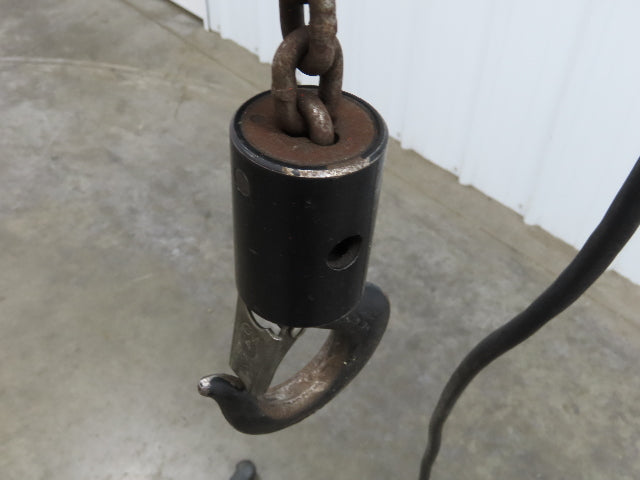 CM Lodestar A Electric Chain Hoist 1/8 Ton 250 LB 32 FPM 9' Lift 7' Control 3PH