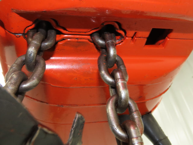 CM Lodestar A Electric Chain Hoist 1/8 Ton 250 LB 32 FPM 9' Lift 7' Control 3PH