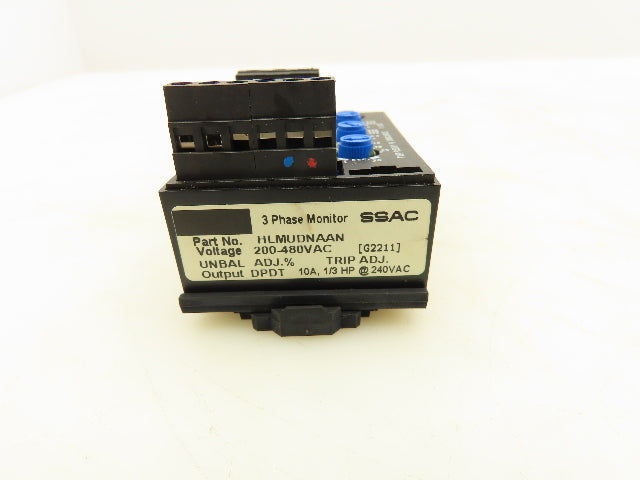 Little Fuse HLMUDNAAN Time Delay Module Relay 3 Phase Voltage Monitor 200-480V