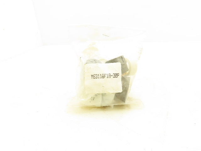 Amphenol Industrial MS3116F18-30P 30 Position Circular Male Socket Lot Of 9