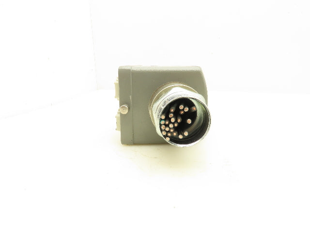 GW Connect GWD32 Heavy Duty Power Connector Male 32 Pin Hood Side Entry Lot Of 7