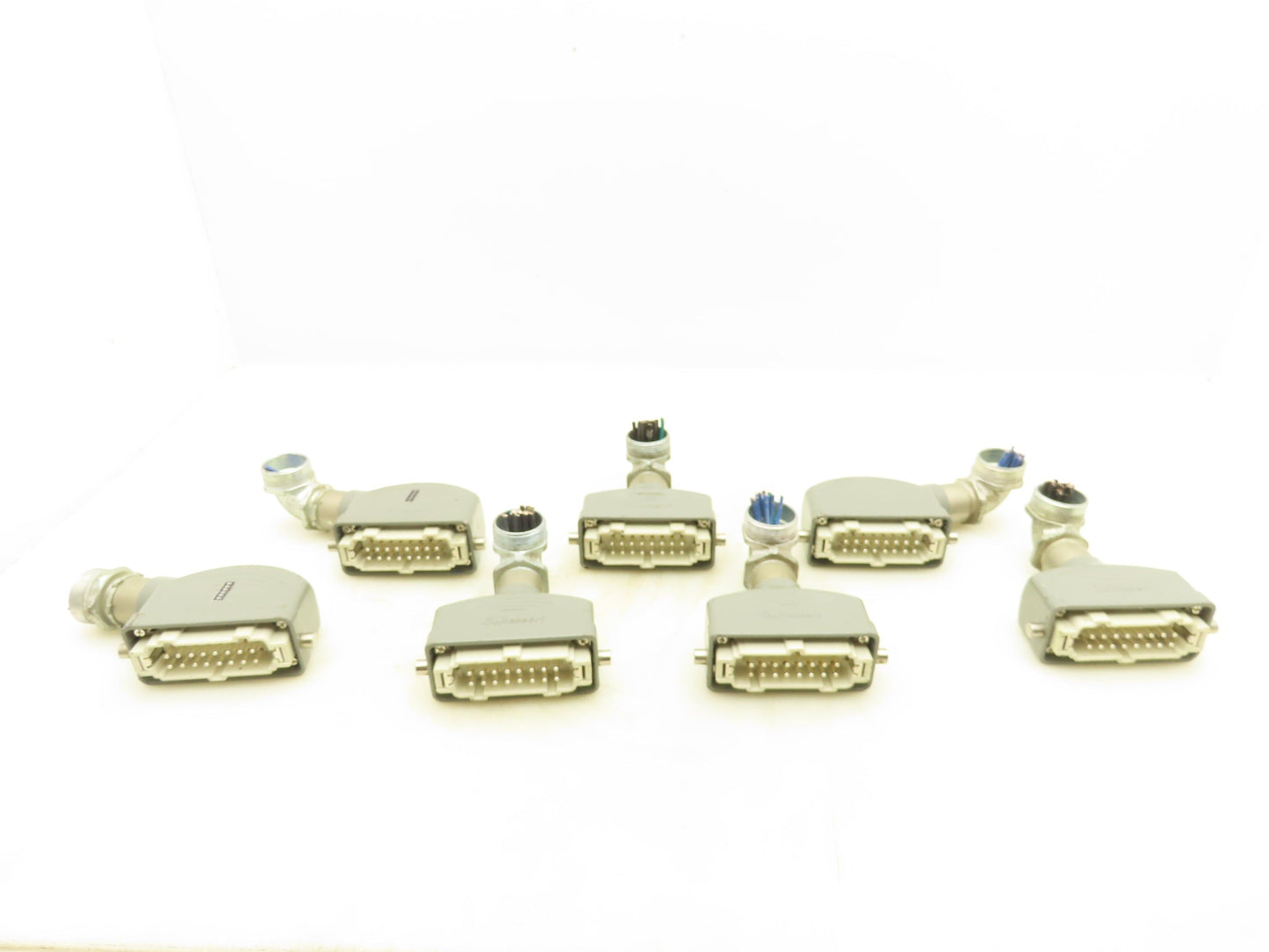 GW Connect GWD32 Heavy Duty Power Connector Male 16 Pin Hood Side Entry Lot Of 7