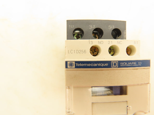 Schneider LC1D256 Contactor 24V Coil 600V 40A 20HP 3PH
