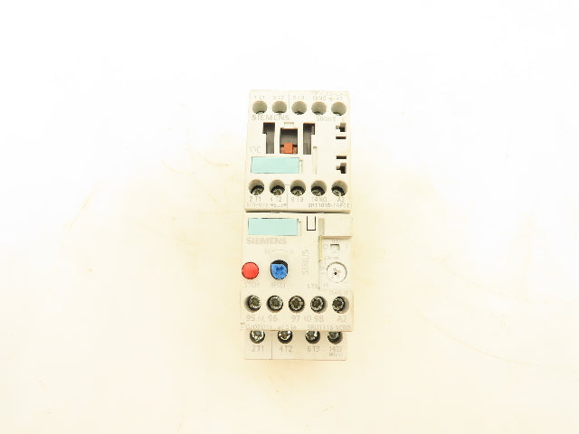 Siemens 3RT1015-1AF01 Contactor 110VAC 7A 3 Pole 1NO With Relay 1.8-2.5A 600V