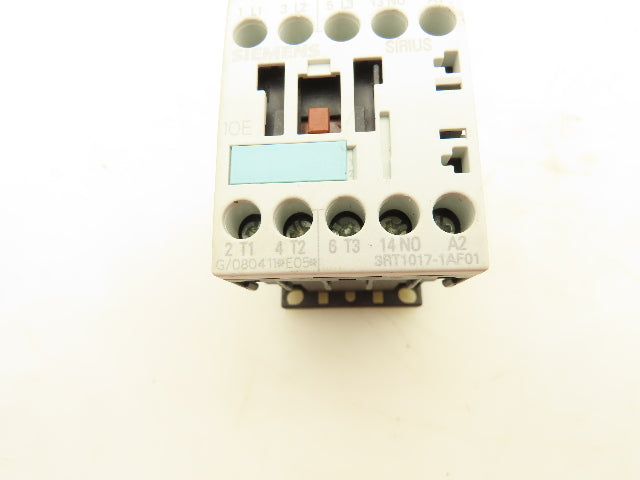 Siemens 3RT1017-1AF01 Contactor 110V 12A 3 Pole 10HP Max