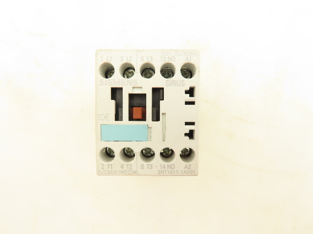 Siemens 3RT1017-1AF01 Contactor 110V 12A 3 Pole 10HP Max