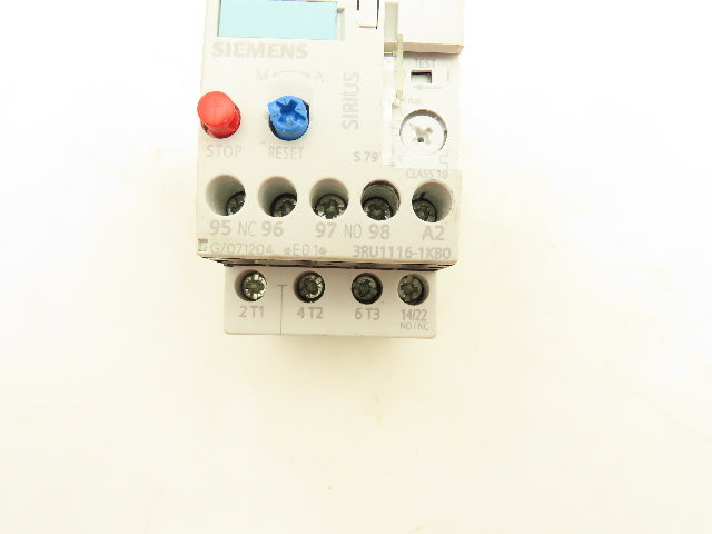 Siemens 3RU1116-1KB0 Overload Relay Motor Protection 9-12A 690V 1NO 1NC