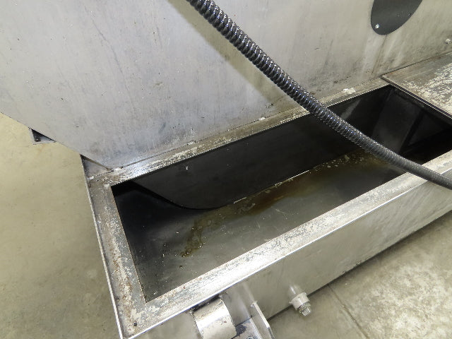 Syst Scraper Belt Chip Conveyor Coolant Recovery 3-Pump Filtration Tank