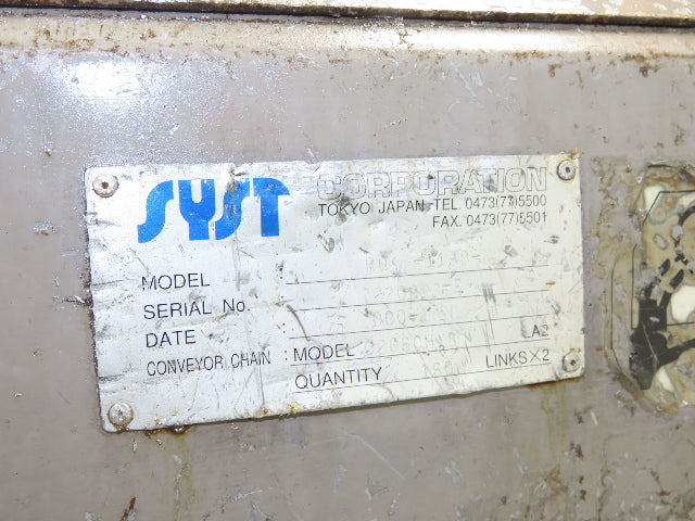 Syst Scraper Belt Chip Conveyor Coolant Recovery 3-Pump Filtration Tank