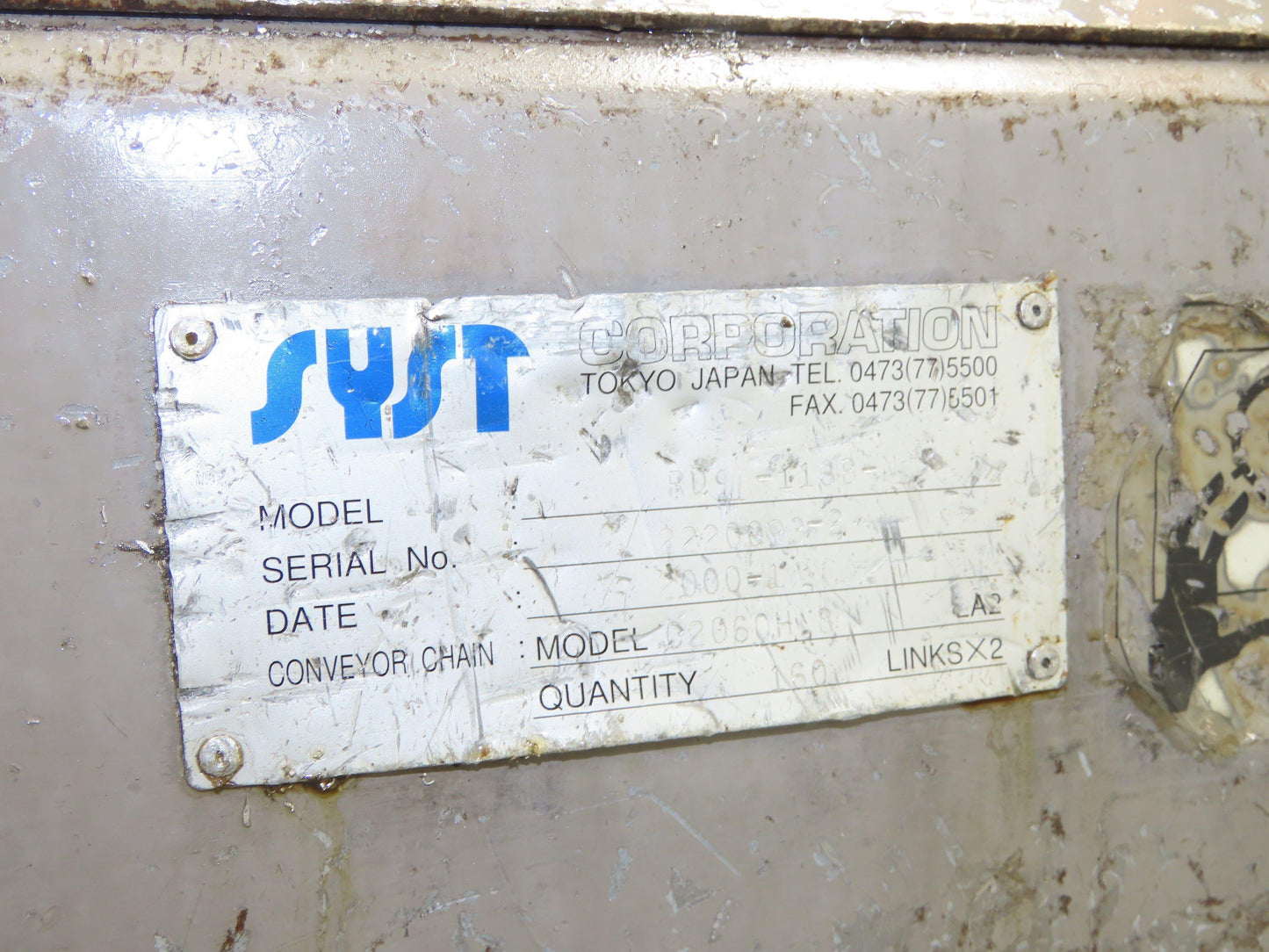 Syst Scraper Belt Chip Conveyor Coolant Recovery 3-Pump Filtration Tank