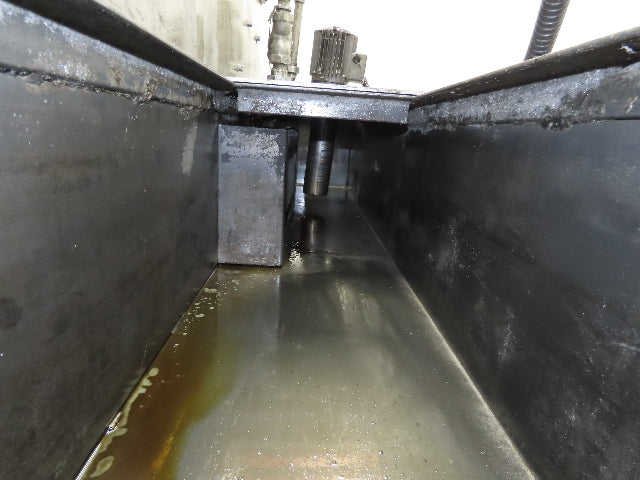 Syst Scraper Belt Chip Conveyor Coolant Recovery 3-Pump Filtration Tank
