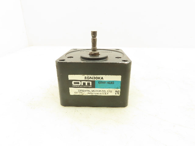 Oriental Motor 5GN30KA Parallel Shaft Gear Head 30:1