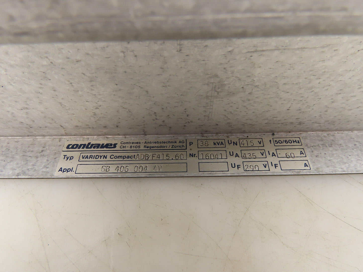 Contraves ADB/F415.60 Varidyn Compact DC Drive 60A 290/415/435V