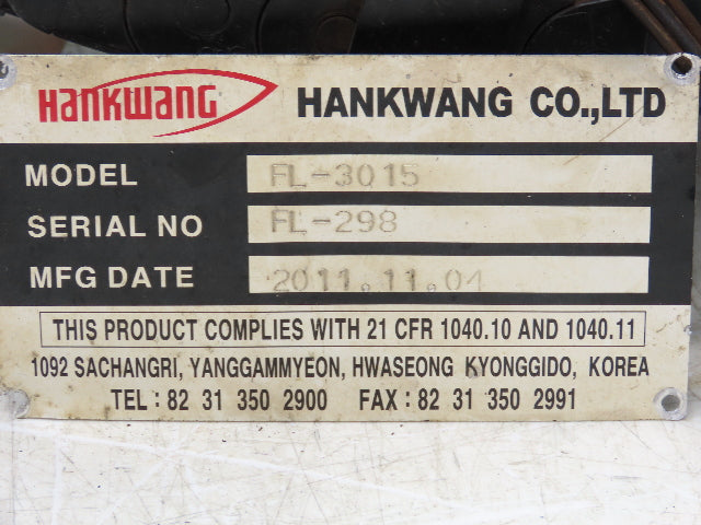 Hankwang FL-3015 Laser Cutter Head FL=7.5" Focus Lens Mounting Assembly