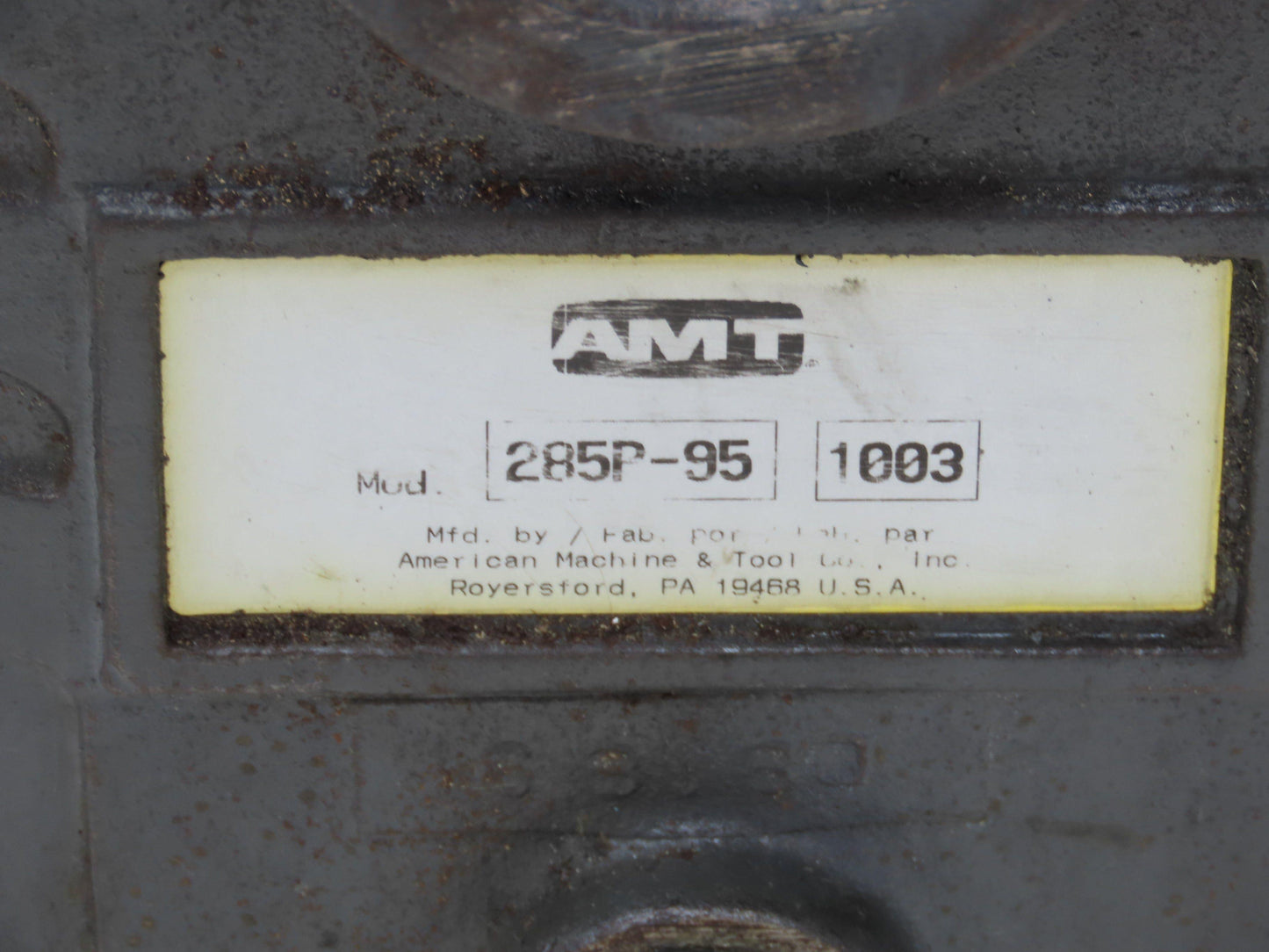 AMT 285P-95 Cast Iron Centrifugal Pump 1.25" NPT 65gpm 3/4Hp 230/460V 3PH