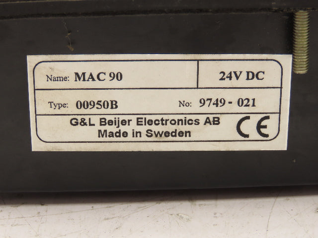 G&L Beijer MAC90 HMI Display Operator Control Panel