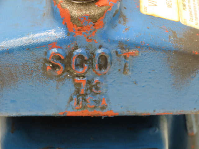 Scot 73 Cast Iron Centrifugal Suction Pump 1.5" NPT 3/4Hp 3450rpm 230/460V 3PH