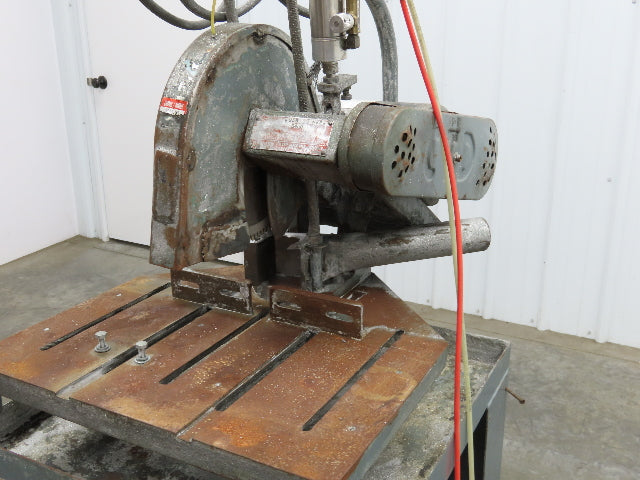CTD F255 Straight Cut off Chop Saw 10" Blade 3450RPM 3Hp 3Ph Aluminum Metal