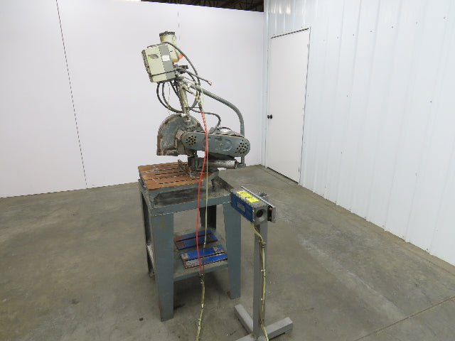 CTD F255 Straight Cut off Chop Saw 10" Blade 3450RPM 3Hp 3Ph Aluminum Metal