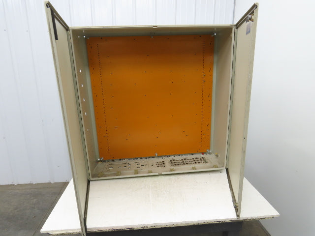 Rittal AE 1110 Double Door Electrical Box Enclosure 40x40x12" Backplate