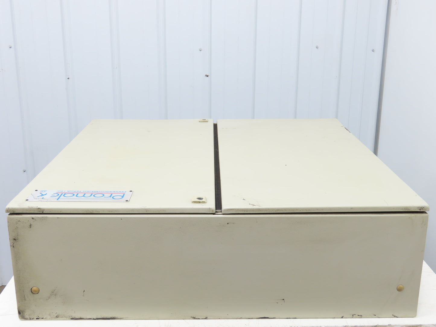 Rittal AE 1110 Double Door Electrical Box Enclosure 40x40x12" Backplate