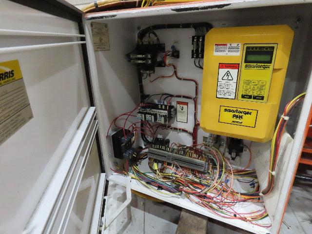 Cleveland Tramrail P&H 6 Ton Double Girder Underhung Bridge Crane 28' Span