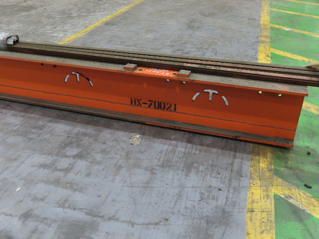 Cleveland Tramrail P&H 1 Ton Single Girder Underhung Bridge Crane 28' Span