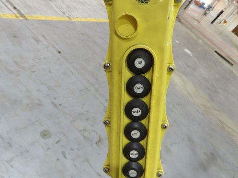 Cleveland Tramrail P&H 2 Ton Single Girder Underhung Bridge Crane 45' 10" Span