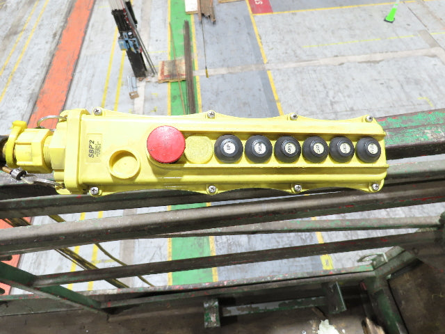 Cleveland Tramrail P&H 5 Ton Single Girder Underhung Bridge Crane 45' 10" Span
