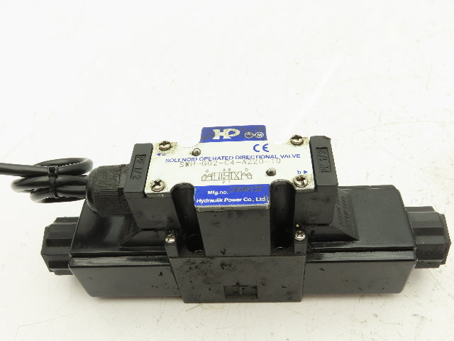 Northman SWH-G02-C4-A220-10 Hydraulic Solenoid Operated Direction Control Valve