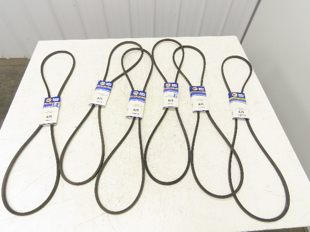 Napa A75 Industrial V-Belt 77 x 1/2" Lot Of 6