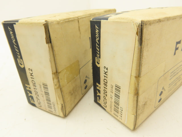 FYH UCP201-8J D1K2 Pillow Block Bearing 1/2" Bore Self Aligning 2 Bolt Lot Of 4