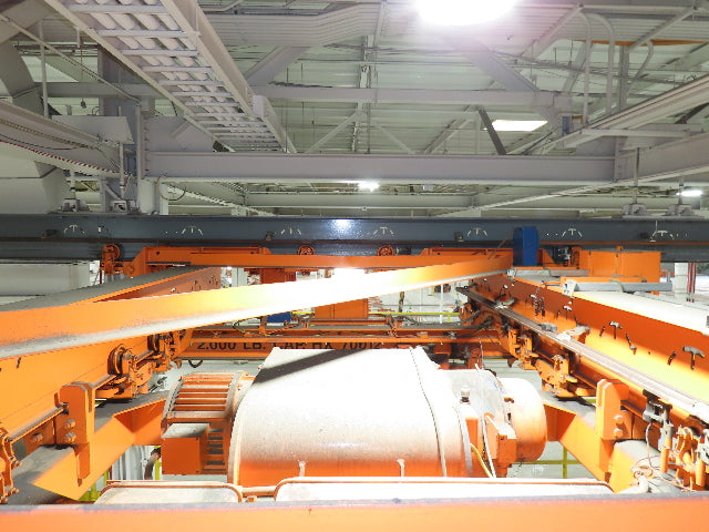 Cleveland Tramrail 7.5 Ton Double Girder Bridge Crane 18' 3" Span w/Remote