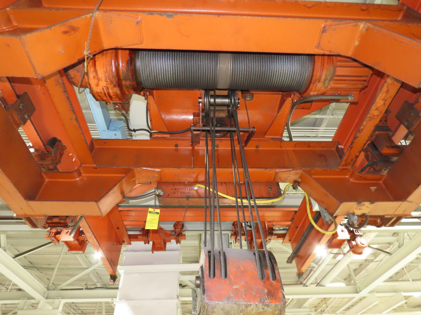 Cleveland Tramrail 11 Ton Double Girder Underhung Bridge Crane 18' 3" Span