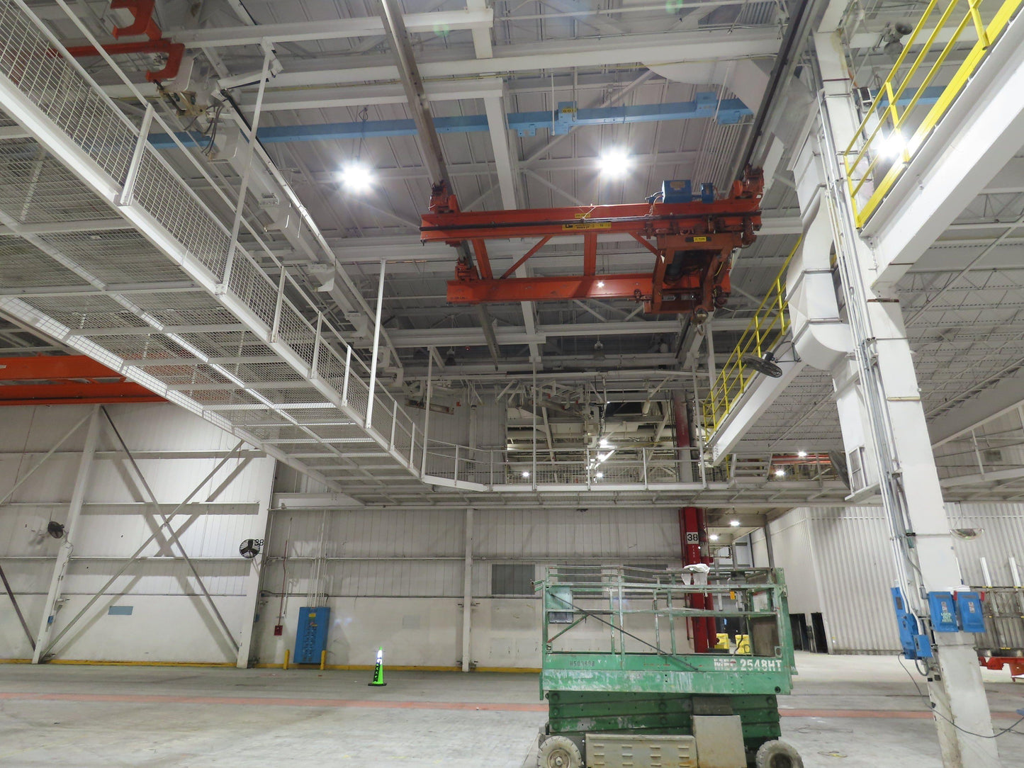 Cleveland Tramrail 11 Ton Double Girder Underhung Bridge Crane 18' 3" Span